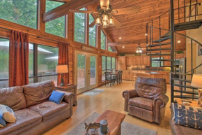Waterfront Lake Dardanelle Home with Dock and Fire Pit Scranton